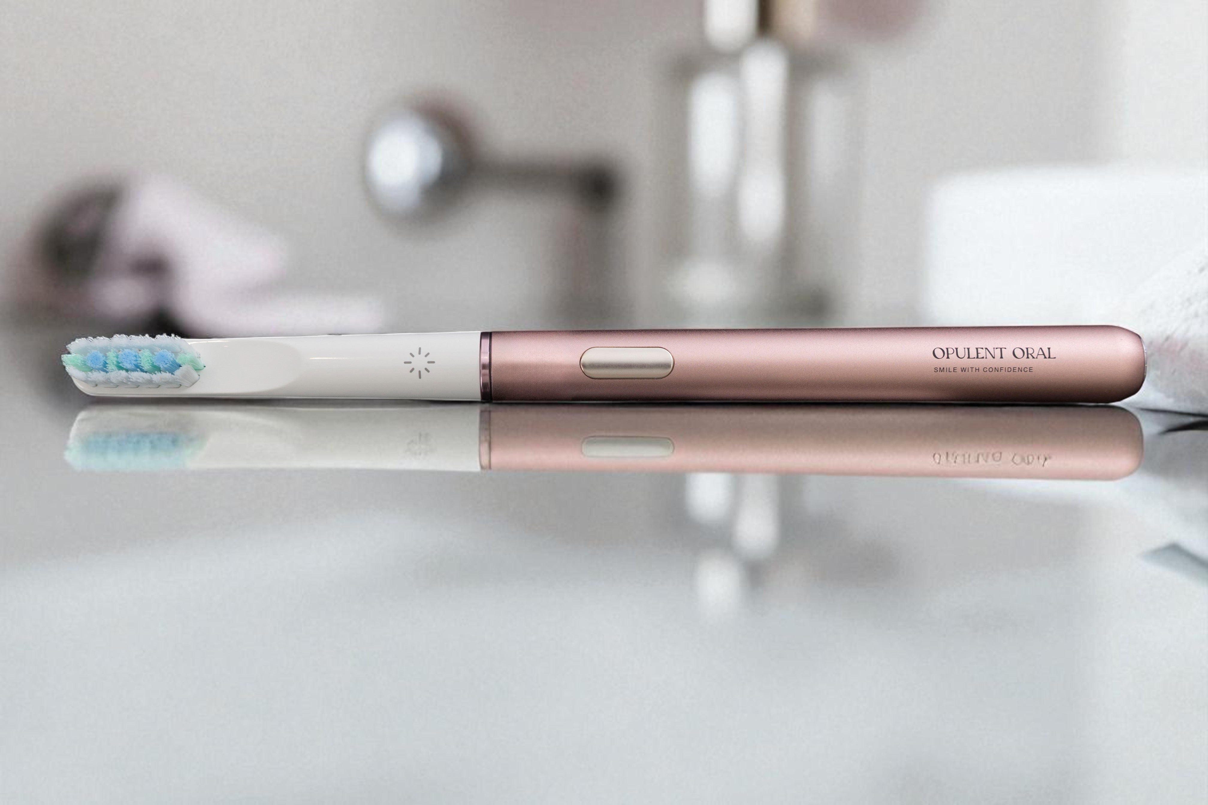 Opulent Oral Aluminium Electric Toothbrush with Travel Case